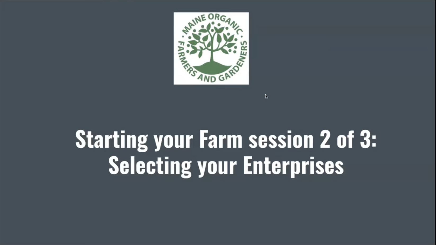 2 of 3: Selecting Your Enterprises